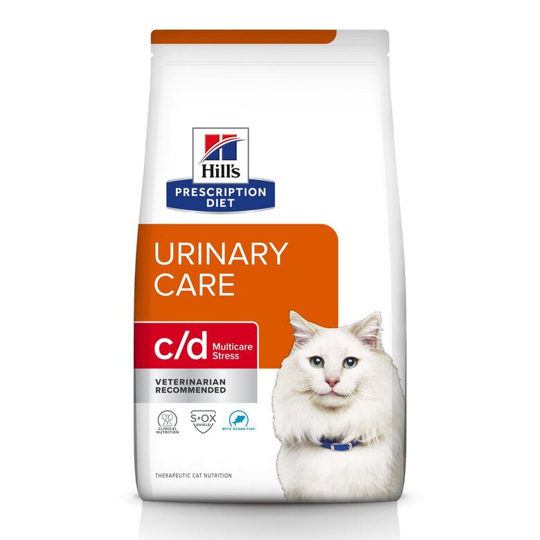 Hill's Prescription Diet Urinary Care c/d pescado azul pienso para gatos, , large image number null